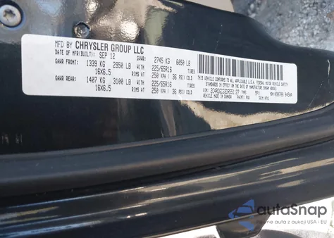 2013 Dodge Grand Caravan Sxt из США, поврежденный, VIN 2C4RDGCG3DR551127